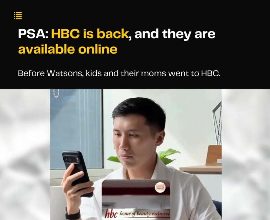 PSA:HBC is back, and they are available online!